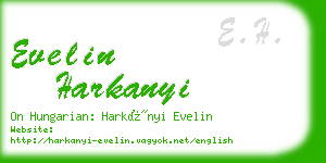 evelin harkanyi business card